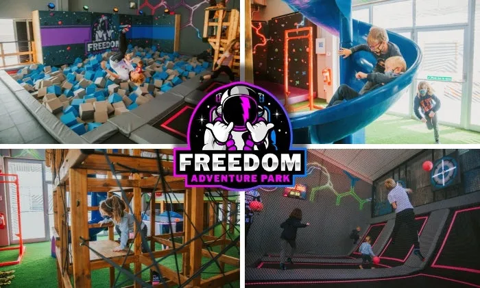 1 or 2-Hour Play Session for Two Kids at Freedom Adventure Park, Tokai