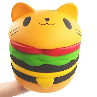 22*19*19cm Oversized cat burger Squishy Slow rebound Decompression vent toys for kids,adult AZ12801