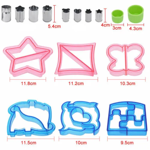 31 PCS Sandwich Cutter | Kids DIY Toast Mold | Bread Food Moulds | Xmas Gift