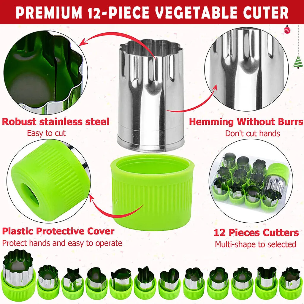 31 PCS Sandwich Cutter | Kids DIY Toast Mold | Bread Food Moulds | Xmas Gift