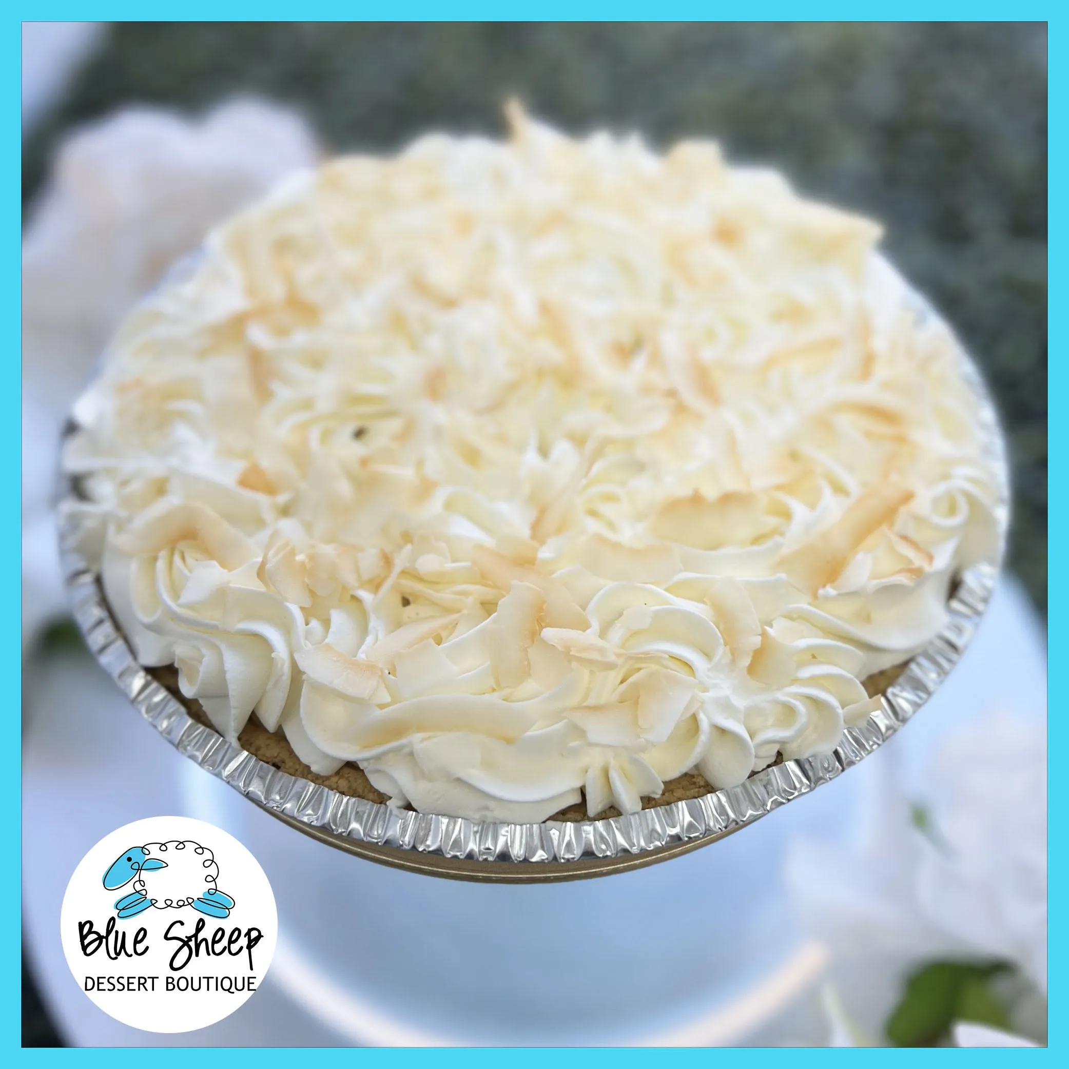 8" Coconut Cream Pie - serves 10