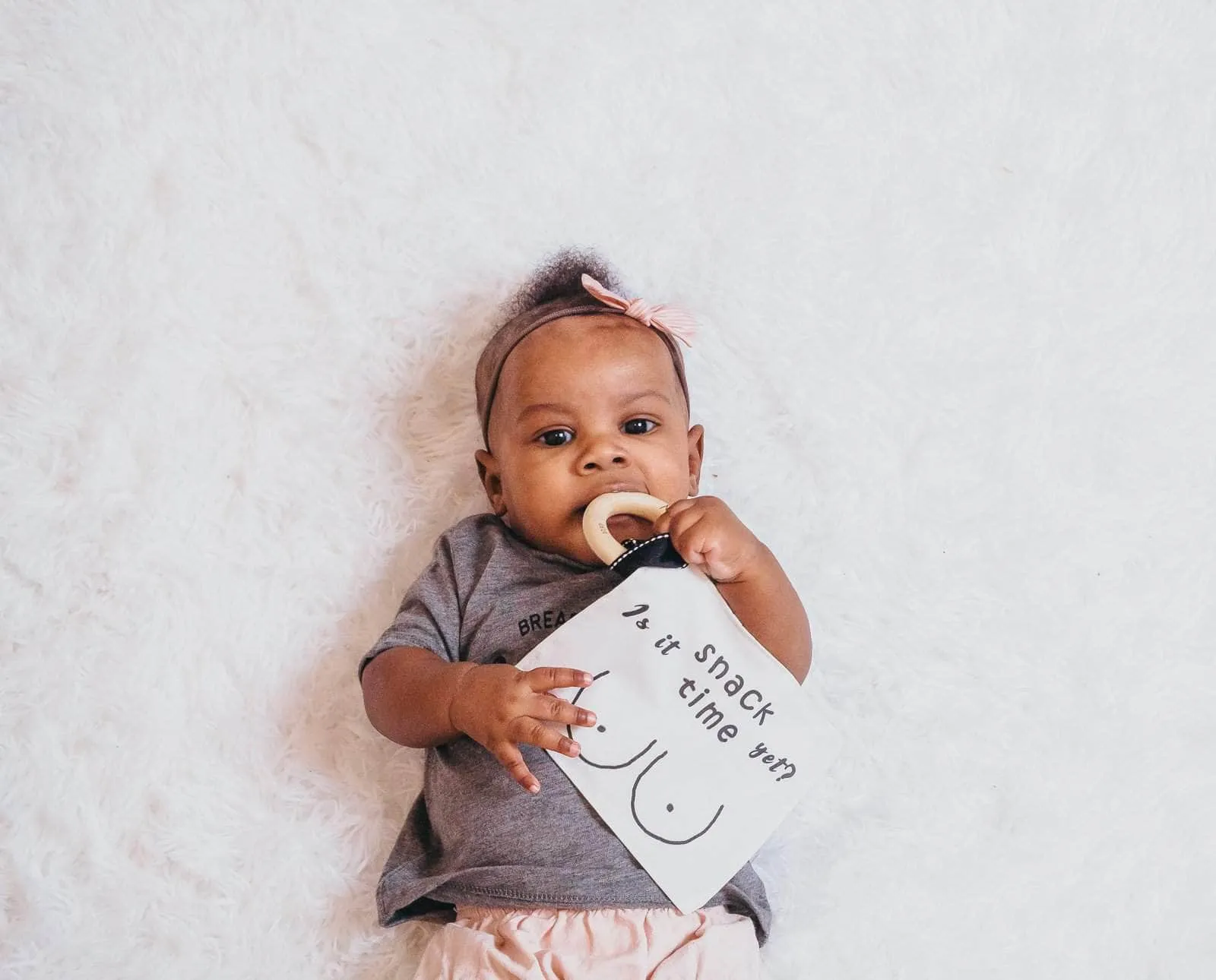 Baby Crinkle Toys - Breast Feeding Snack Time