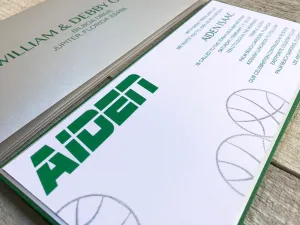 Basketball Themed Invitation