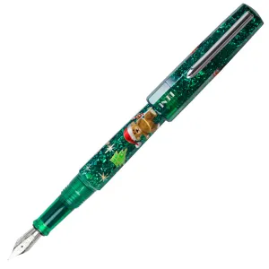 Benu Euphoria Christmas Edition Fountain Pen Bear-y Merry Christmas
