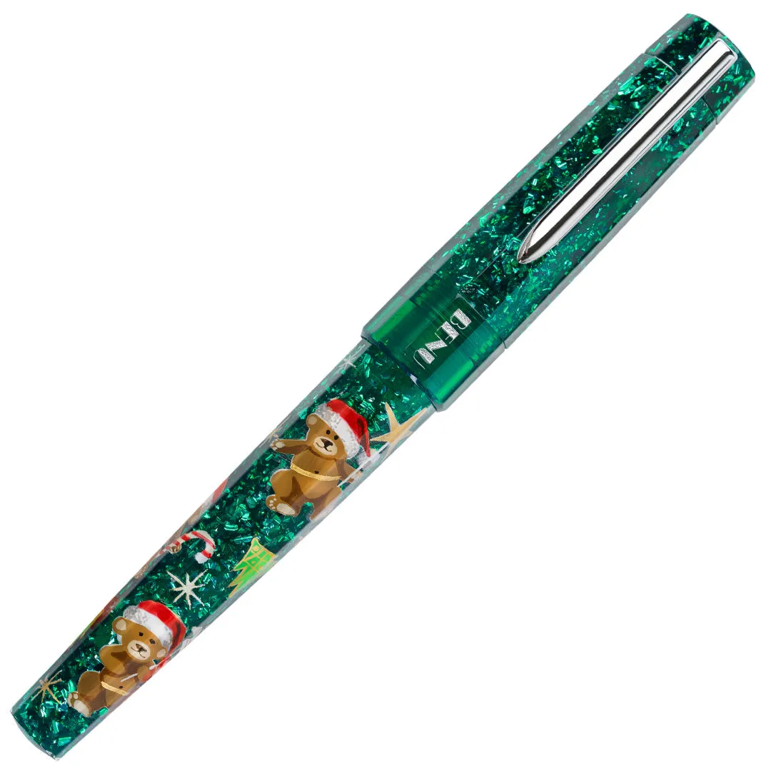 Benu Euphoria Christmas Edition Fountain Pen Bear-y Merry Christmas