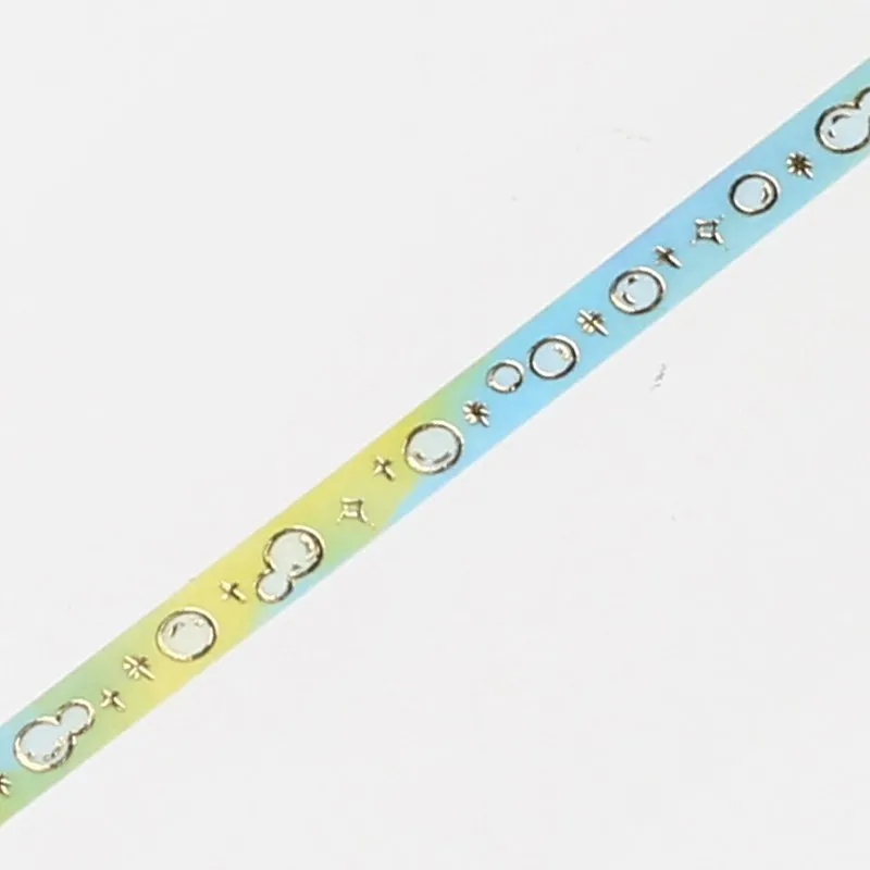 BGM Gold Soap Bubbles Washi Tape