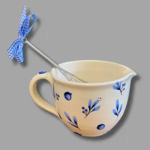 Blue Berry and Leaf Batter Bowl (small)