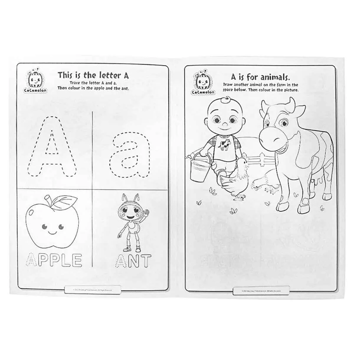 CoComelon ABC Colouring Book