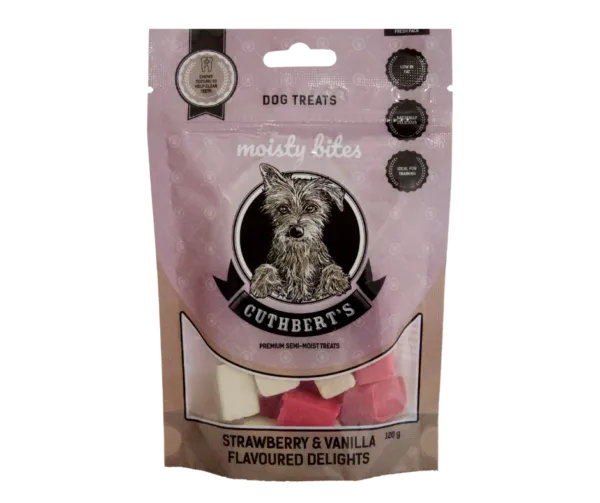 Cuthberts strawberry and vanilla flavoured delights (select size for price)