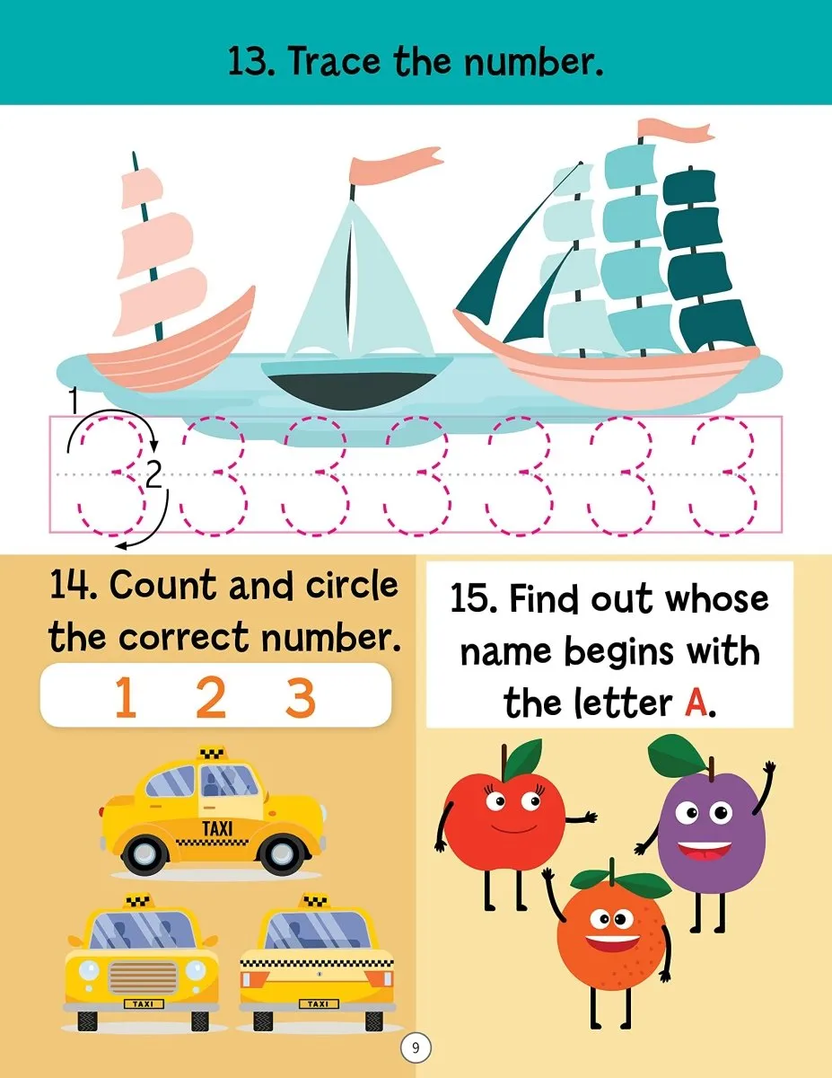 Dreamland Publications 201 Activity Book Age 3 