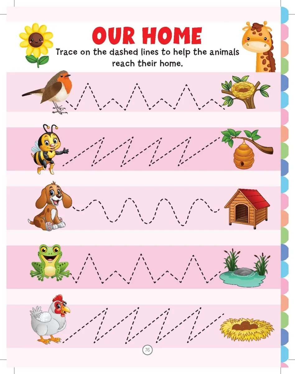 Dreamland Publications Home Learning Book With Joyful Activities - 3 