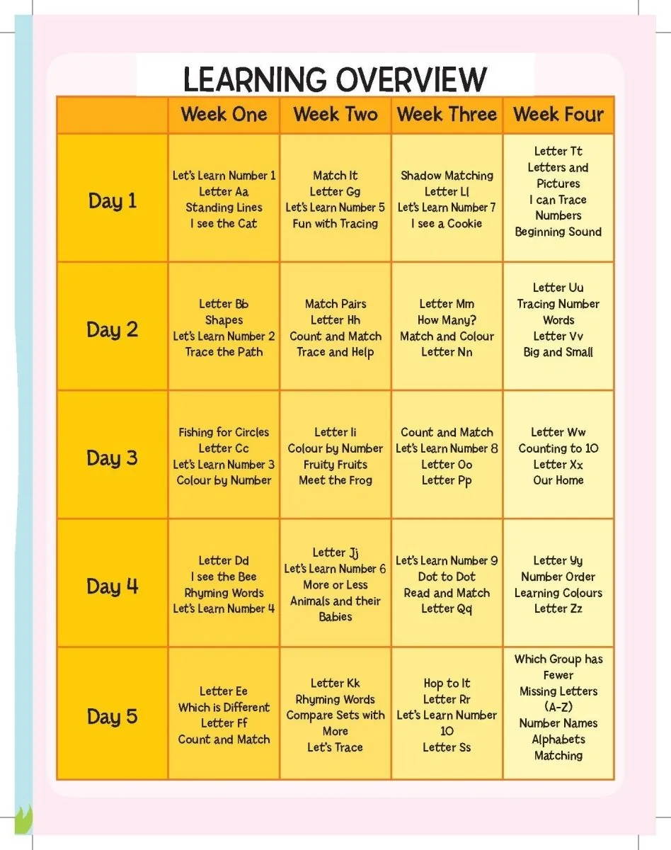 Dreamland Publications Home Learning Book With Joyful Activities - 3 