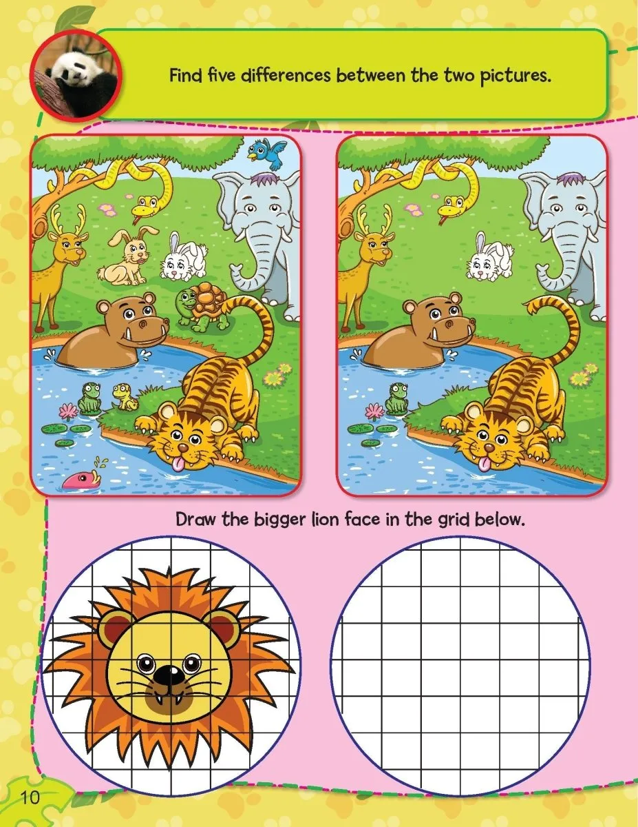 Dreamland Publications Sticker Activity Book- Jungle Animals