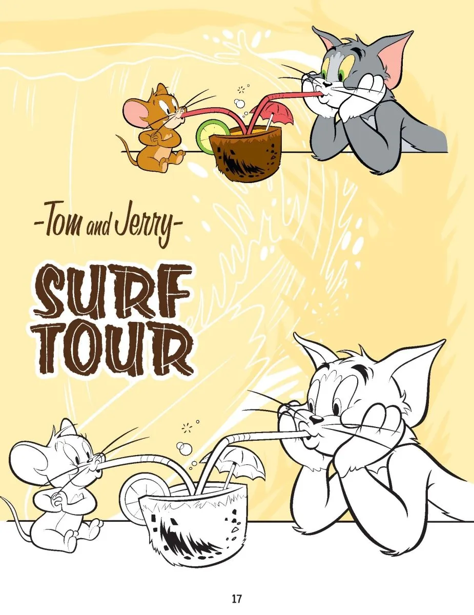 Dreamland Tom And Jerry Copy Colouring Book