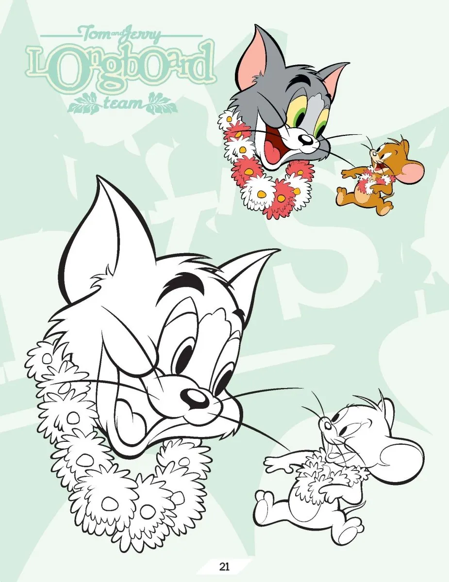 Dreamland Tom And Jerry Copy Colouring Book