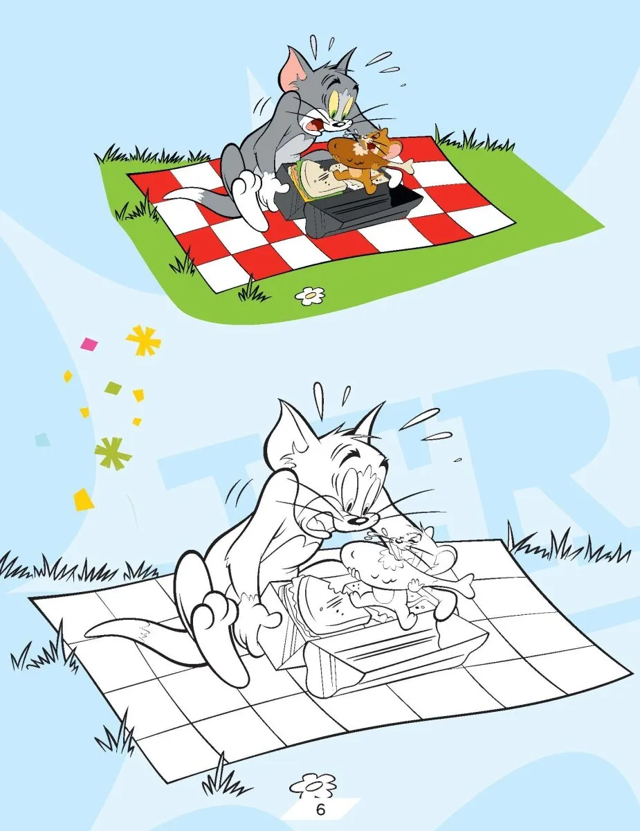 Dreamland Tom And Jerry Copy Colouring Book