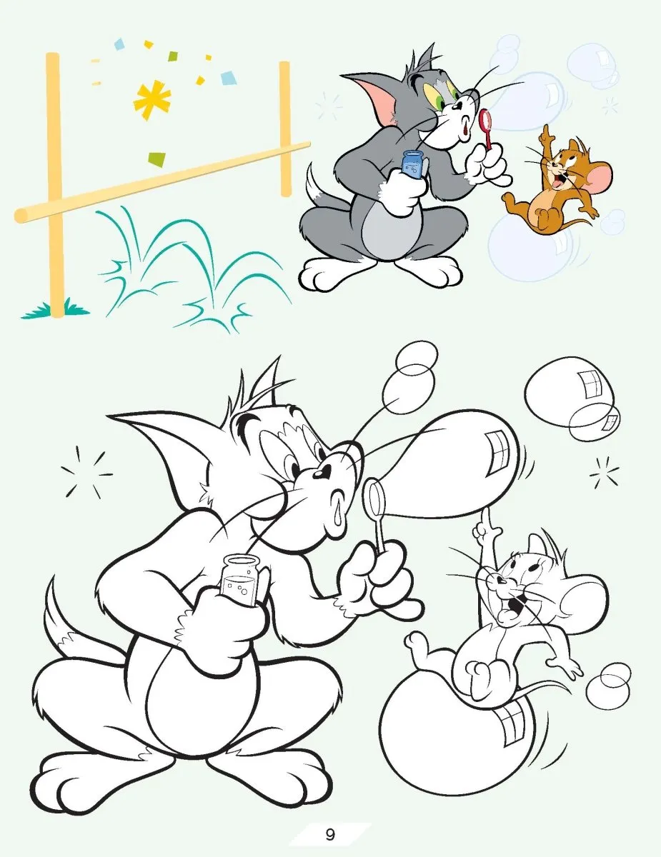 Dreamland Tom And Jerry Copy Colouring Book