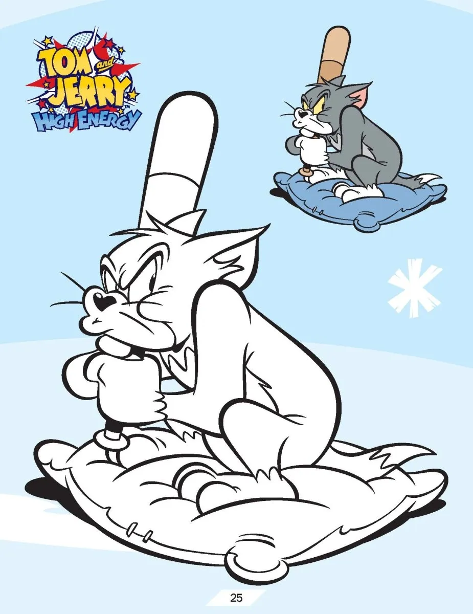 Dreamland Tom And Jerry Copy Colouring Book