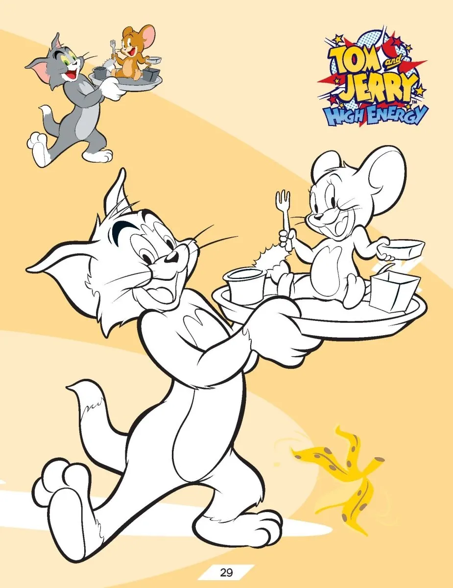 Dreamland Tom And Jerry Copy Colouring Book
