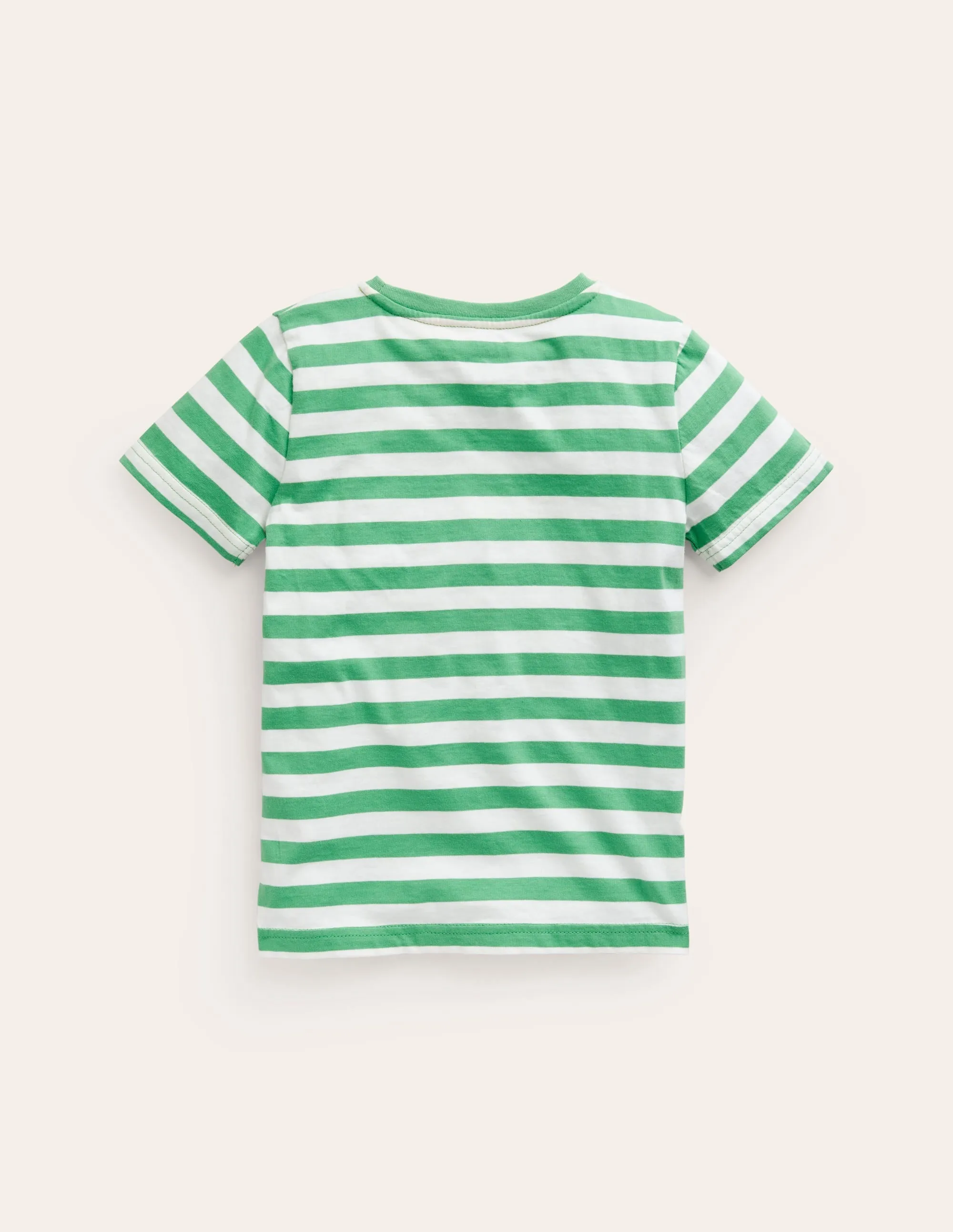 Easter Appliqué T-shirt-Aloe Green/Ivory