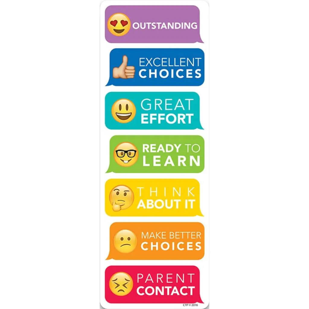 Emoji Fun Desktop Behavior Clip Chart Bookmark
