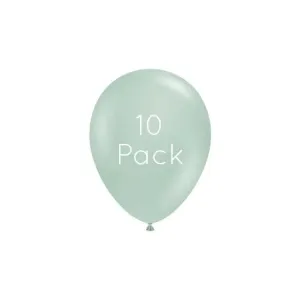 Empower Mint Mini Balloons - 10 Pkt
