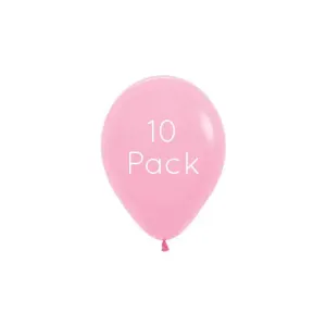 Fashion Pink Mini Balloons - 10 Pkt