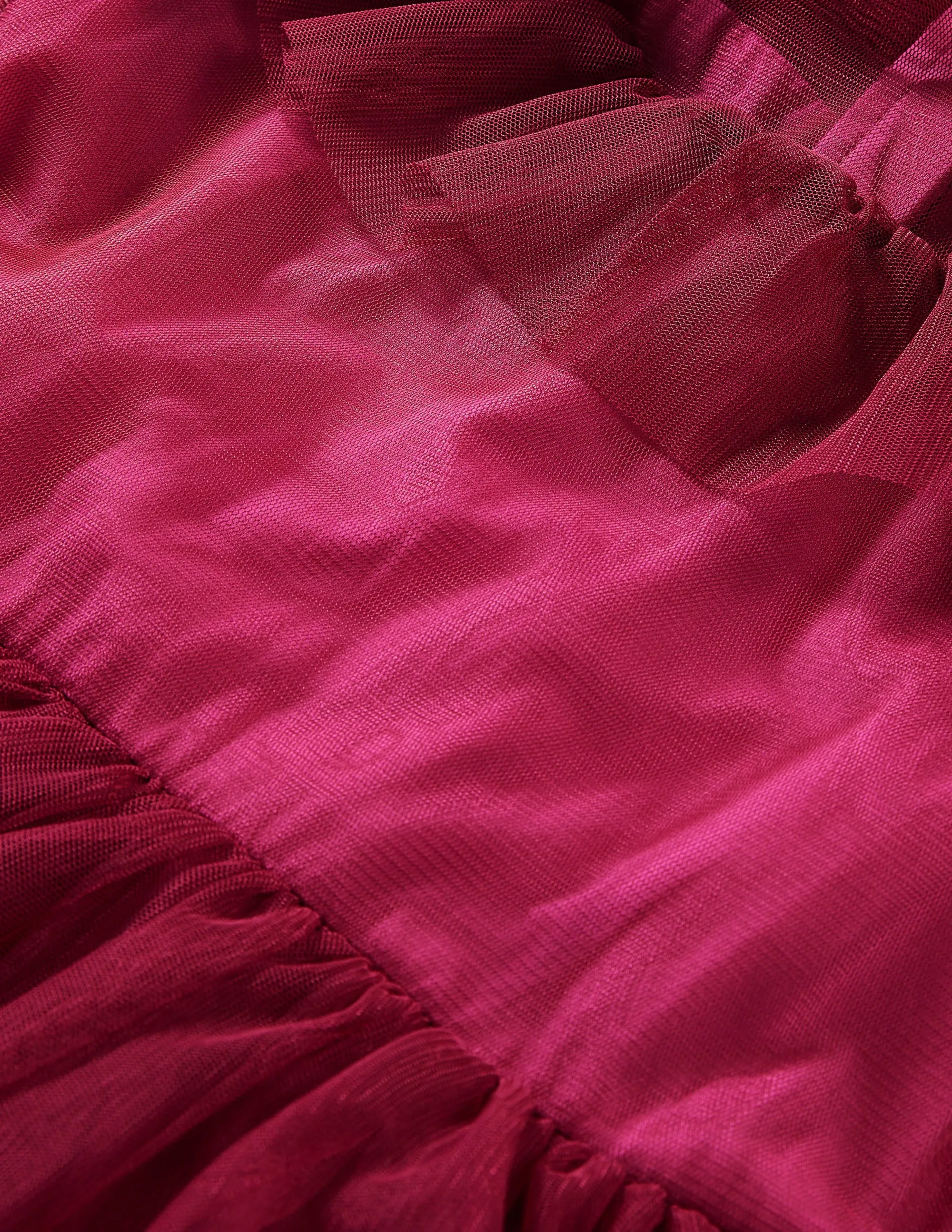Frilly Tulle Dress-Damson