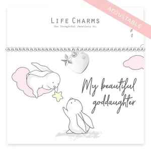 Goddaughter Rosey Rabbit Bracelet