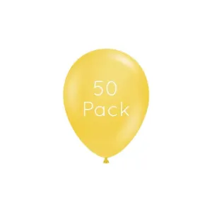 Goldenrod Mini Balloons - 50 Pkt