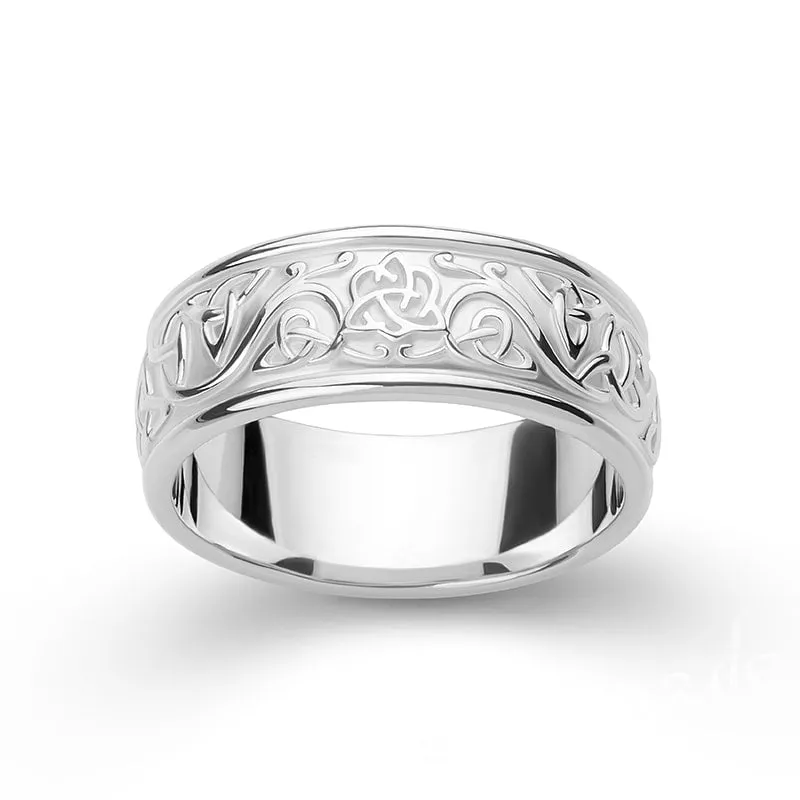 Handcrafted Celtic Heart Band - Gold