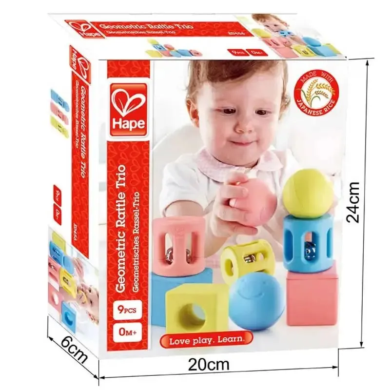 Hape Geometric Rattle Trio