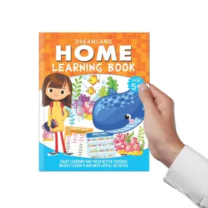 Home Learning Book With Joyful Activities - 5  : Children Interactive & Activity Book