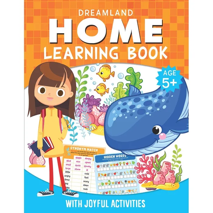 Home Learning Book With Joyful Activities - 5  : Children Interactive & Activity Book