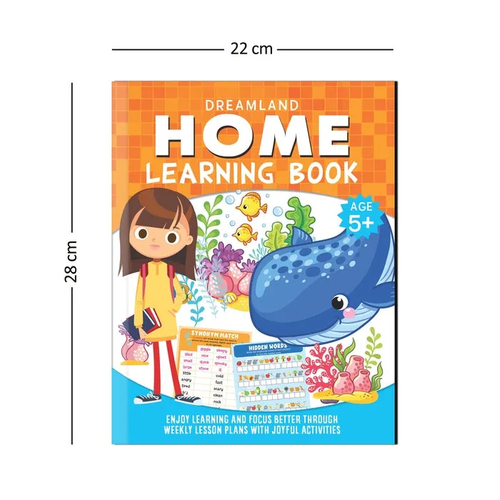 Home Learning Book With Joyful Activities - 5  : Children Interactive & Activity Book