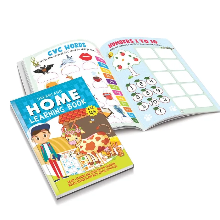 Home Learning Book With Joyful Activities - 5  : Children Interactive & Activity Book