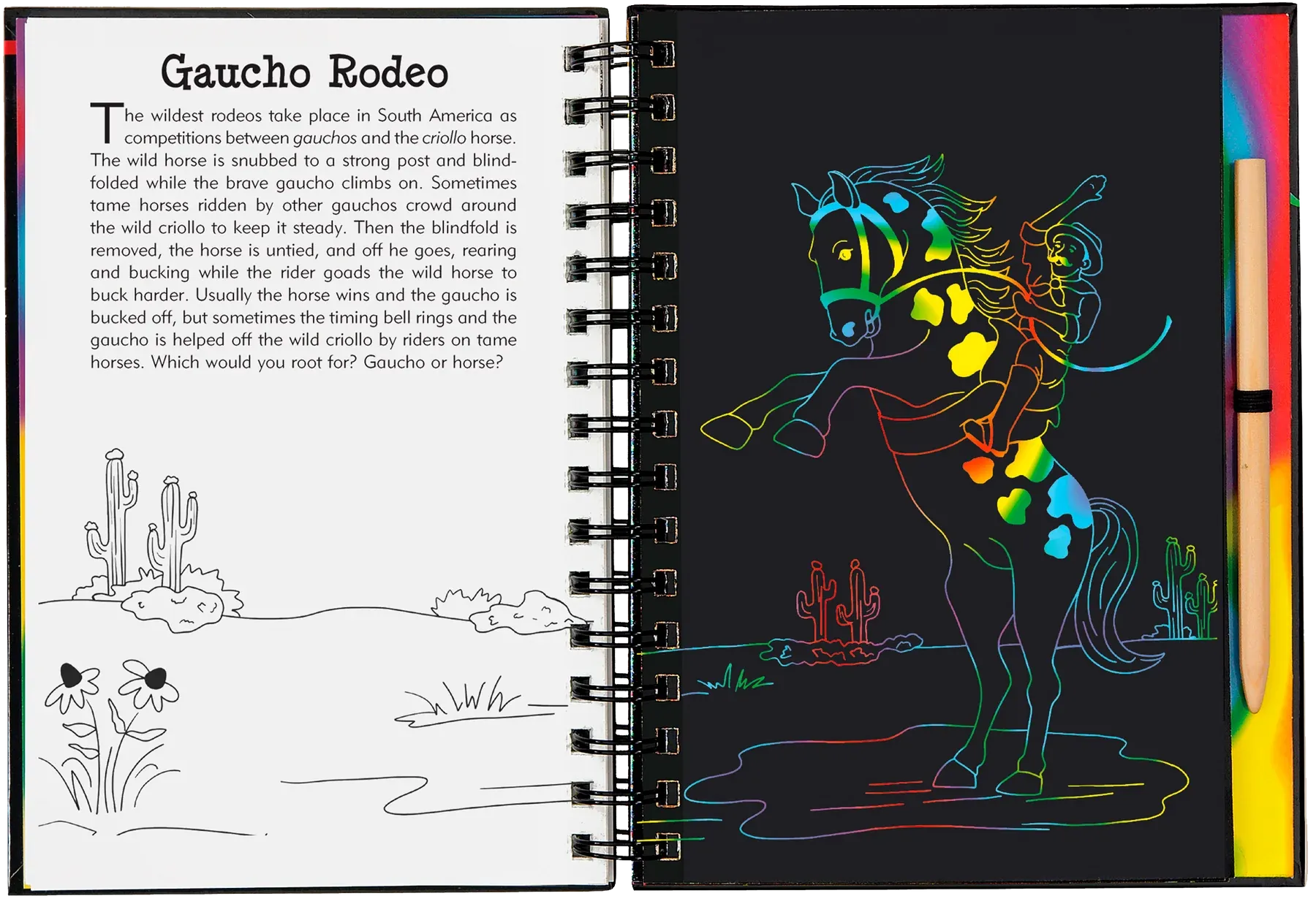 Horses Scratch and Sketch