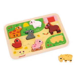 Janod - Chunky Puzzle Farm