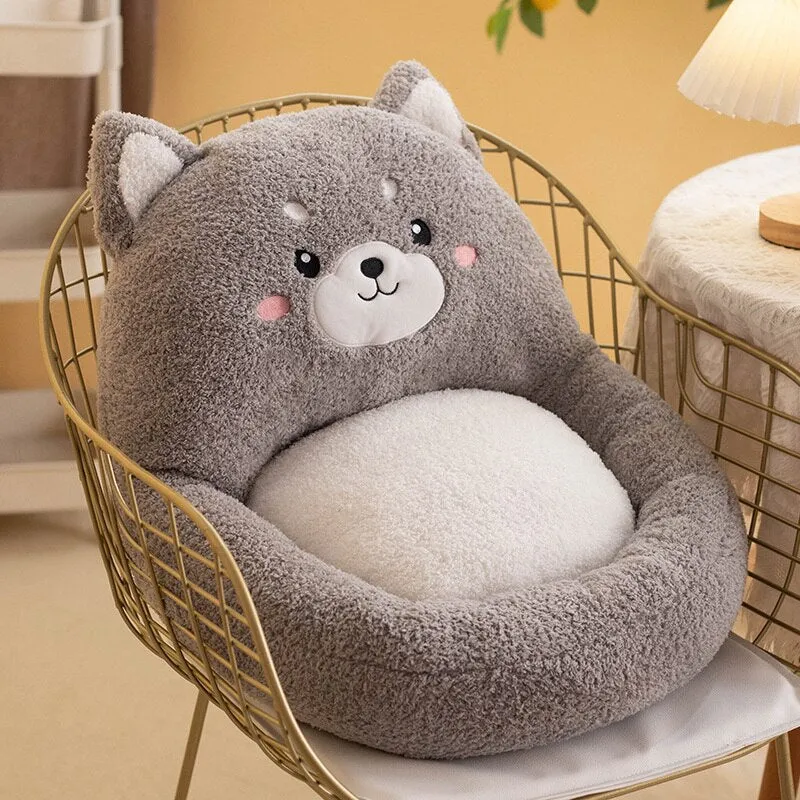 Kawaii Soft Animal Seat Cushion