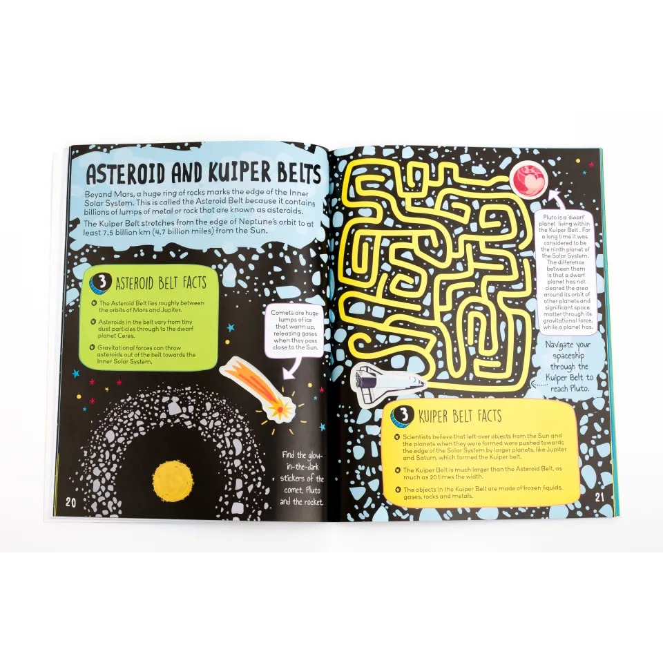 Know and Glow: Space Sticker Activities