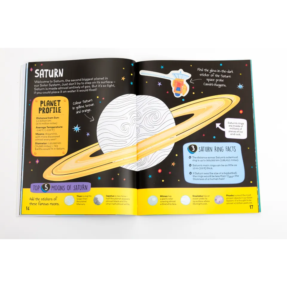 Know and Glow: Space Sticker Activities