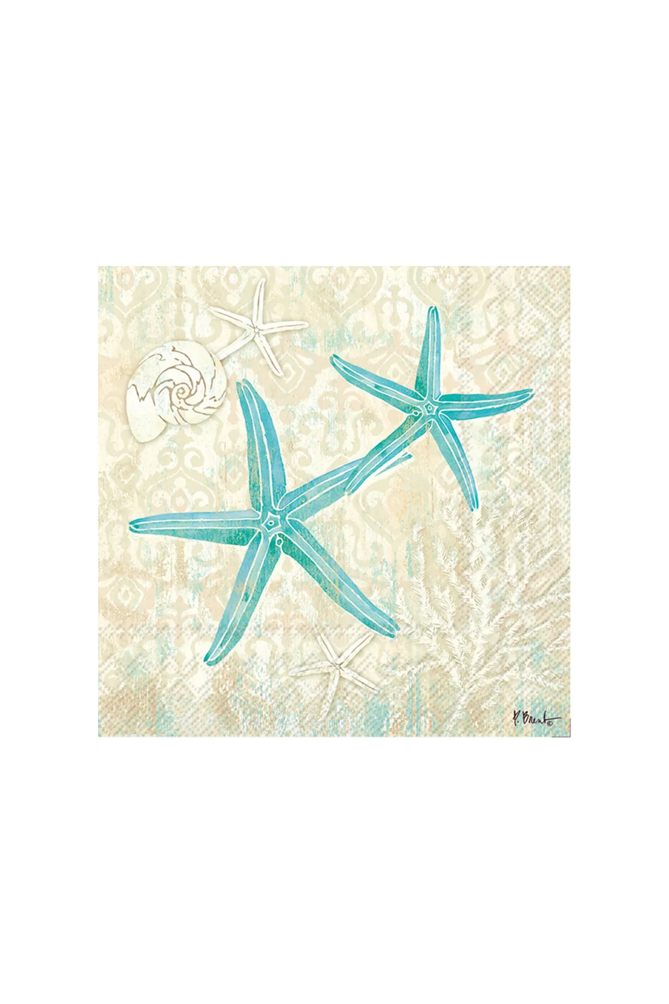 Laguna Shells Paper Cocktail Napkins