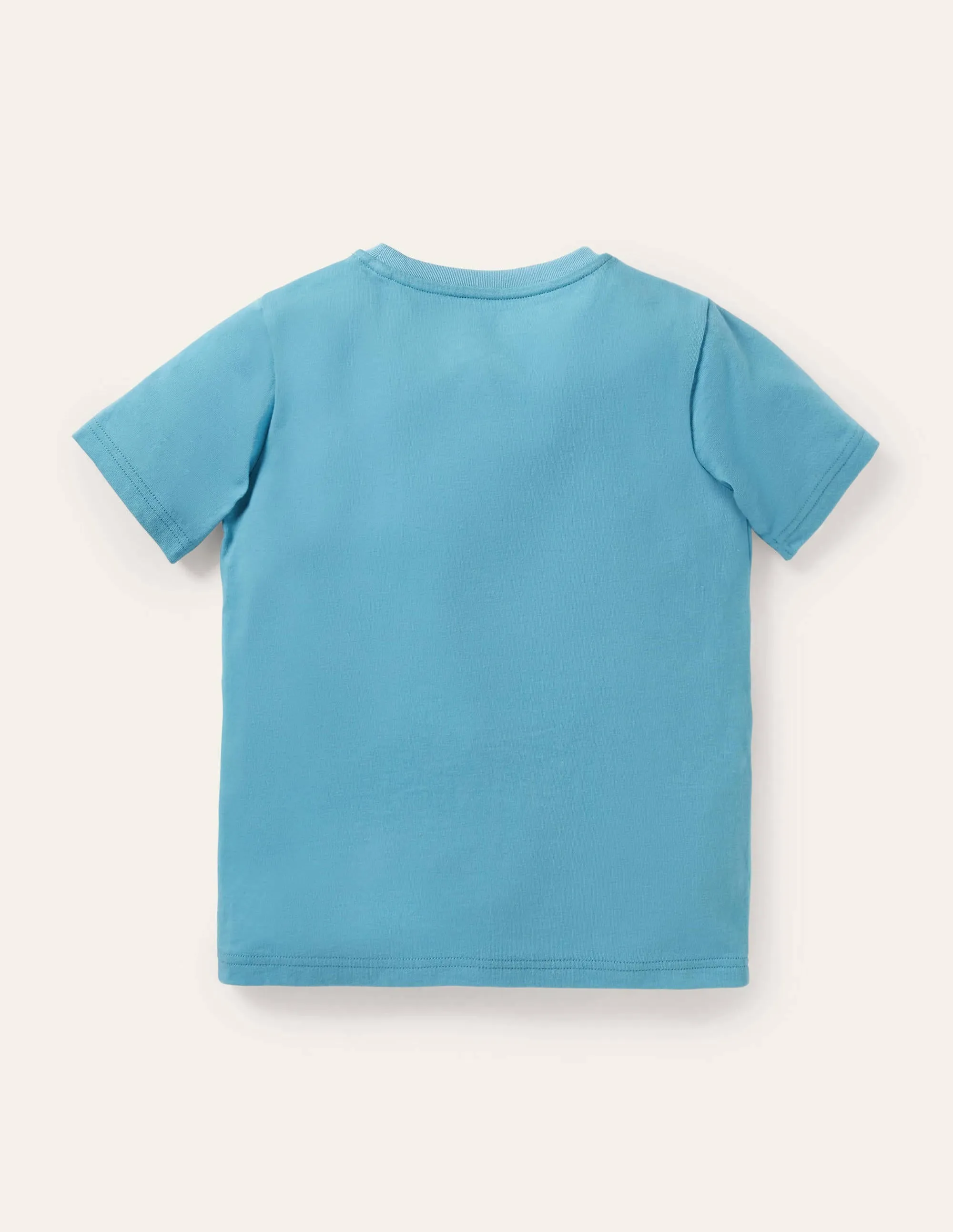 Lift-the-Flap Egg Hunt T-shirt-Surfboard Blue Rabbit
