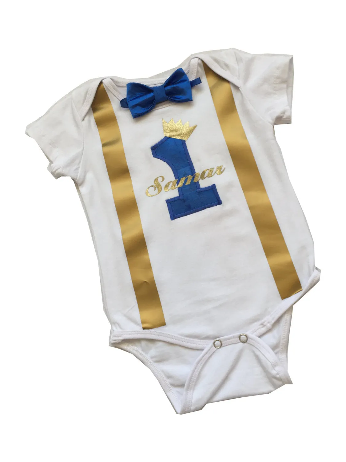 Little Prince Birthday Cake Smash Outfit