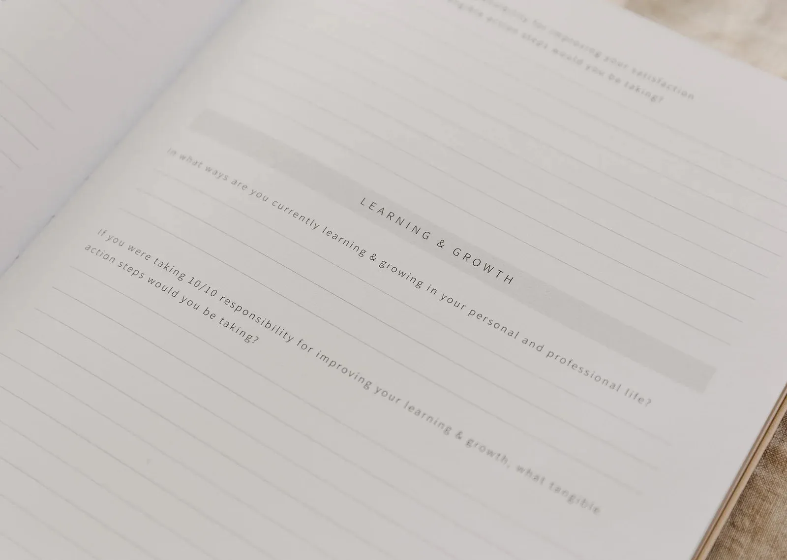 Olive   Page YOU Journal - Sand