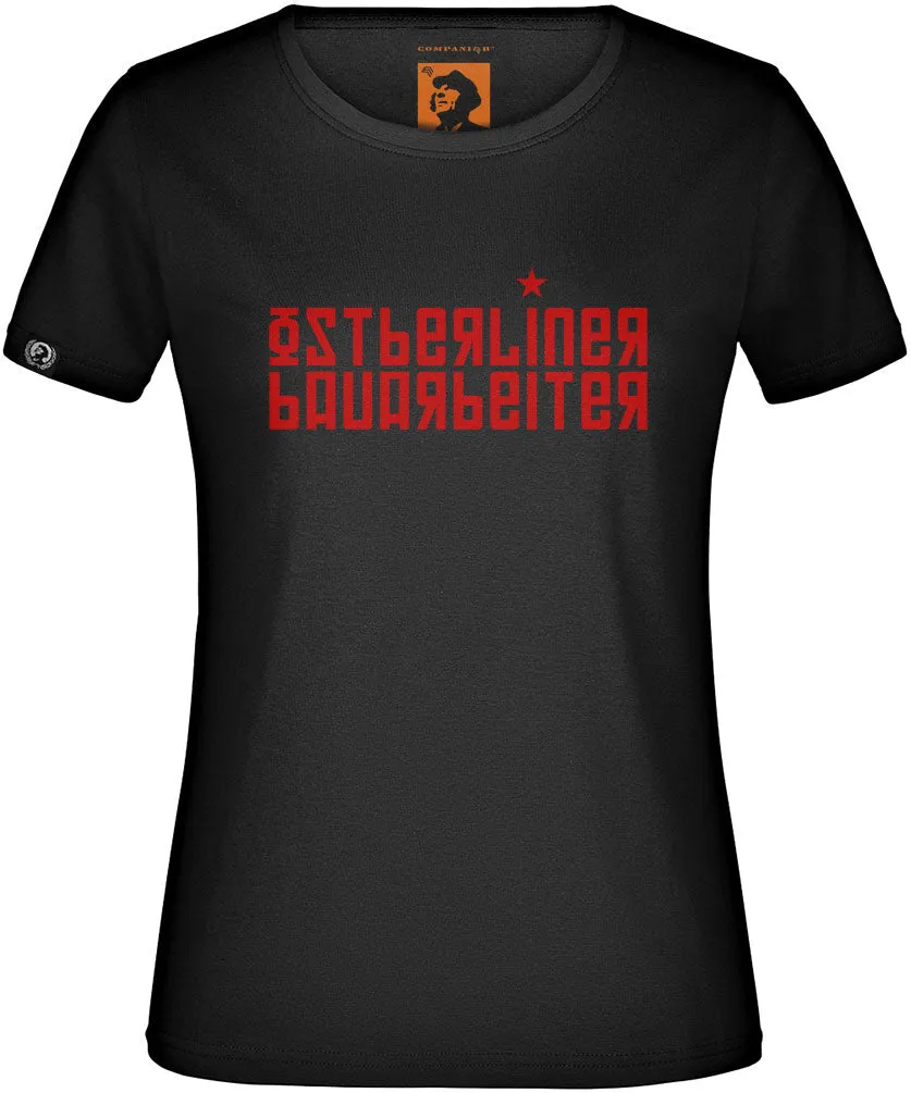 Ostberliner Bauarbeiter ― T-Shirt - Schwarz