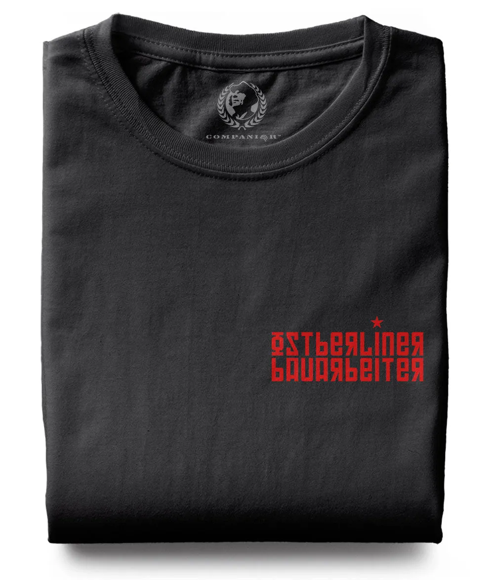 Ostberliner Bauarbeiter ― T-Shirt - Schwarz
