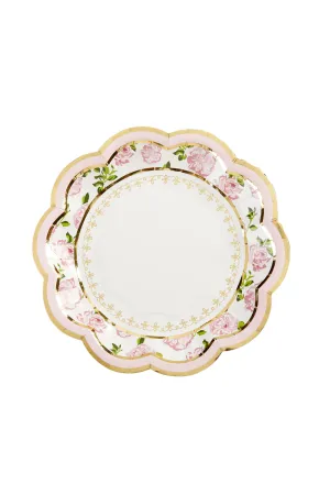 Pink Tea Time 7 inch Paper Plates