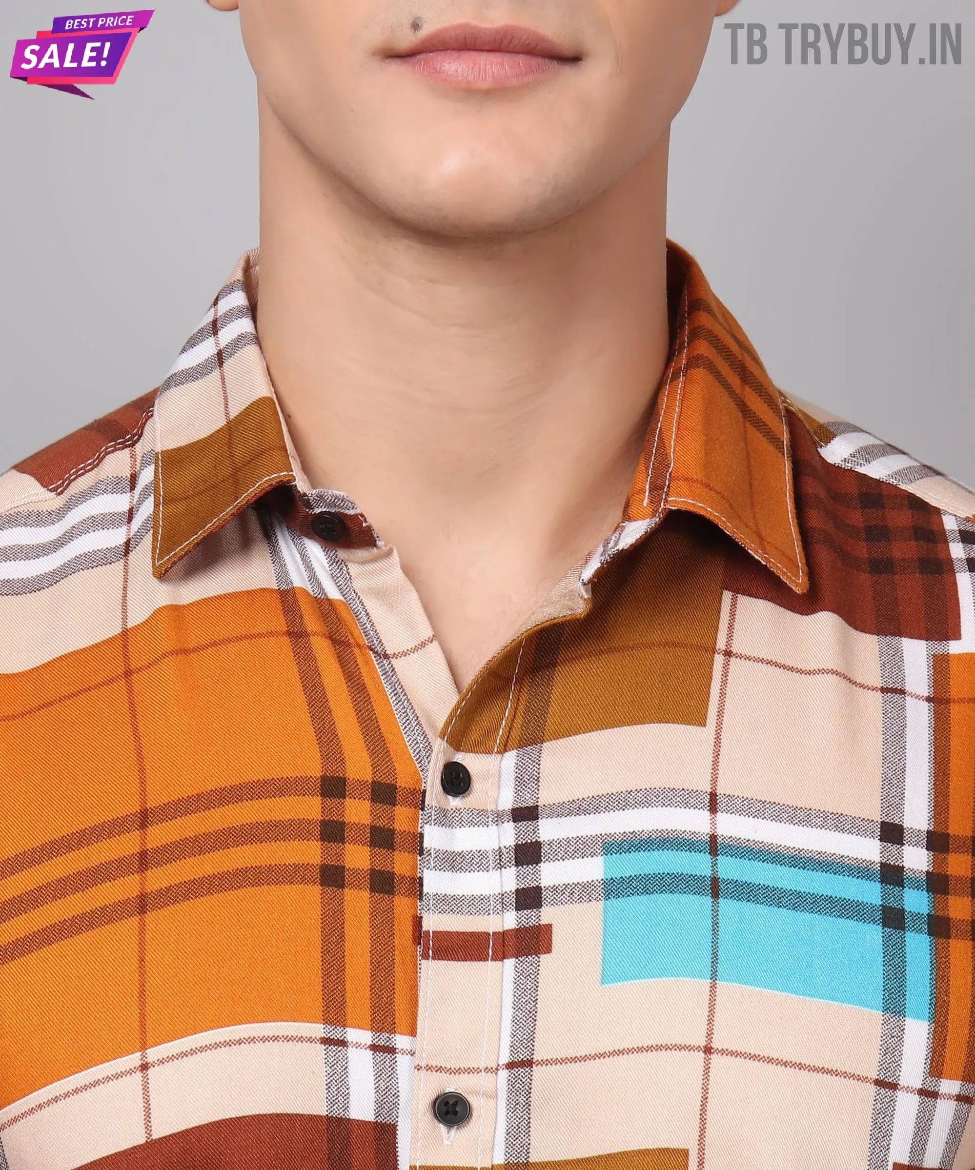 Printed Multi Colored Men's Shirt