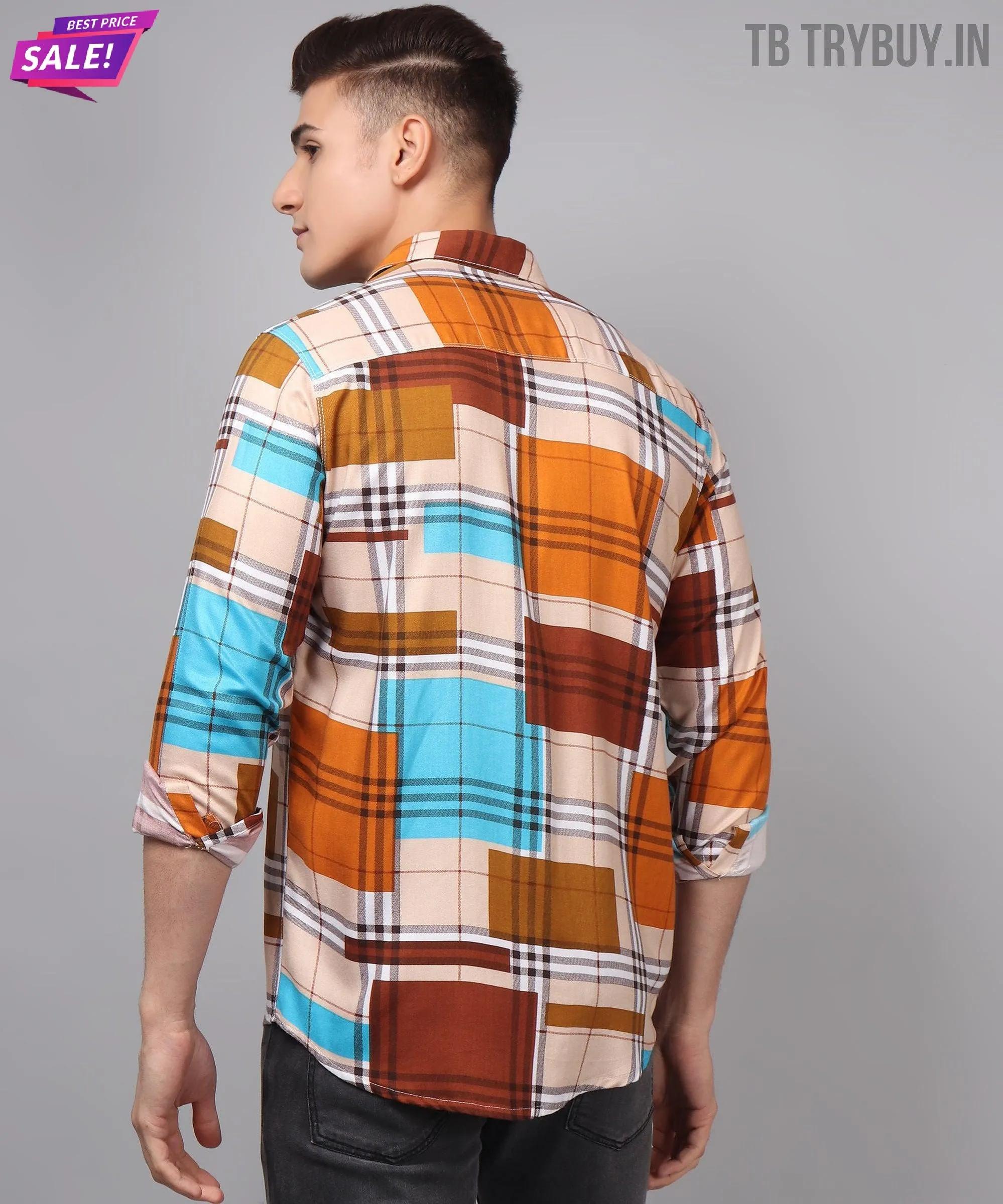 Printed Multi Colored Men's Shirt